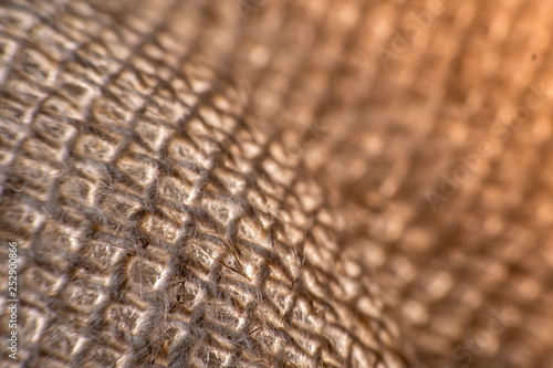 Photos Burlap macro background texture