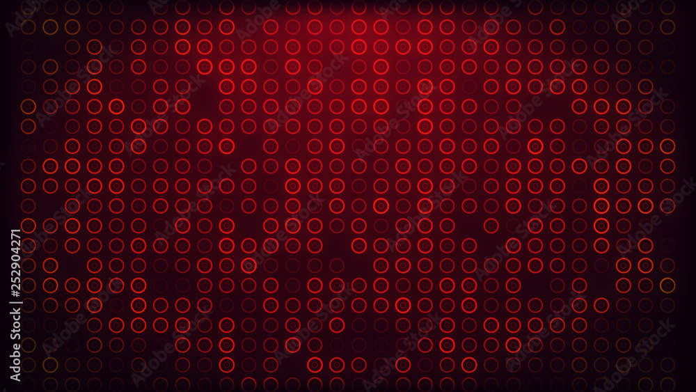 4K Red Dot On Black Background Animation Background Seamless Loop. 4K  technical data science background for presentation technology and science  Stock Photo | Adobe Stock