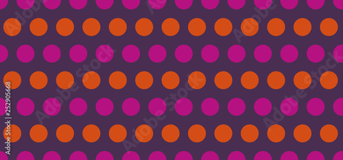 Orange Pink and Purple Polk...