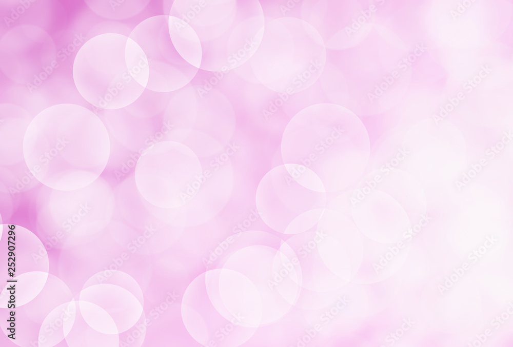 Pink and white abstract background with bokeh, soft light Pink and white abstract background with bokeh, soft light