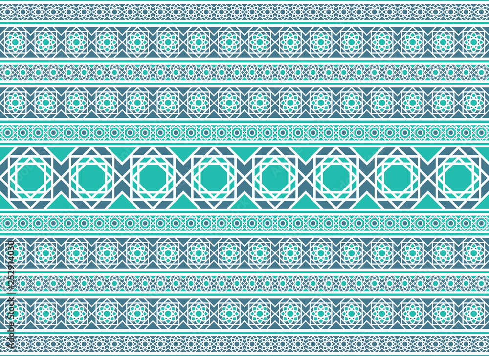 Vector Border Arabic Pattern Vector Border Arabic Pattern