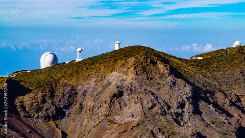 Roque de los Muchachos Observatory, La Palma Island, Canary Islands, Spain,  November, 20th 2018 photo