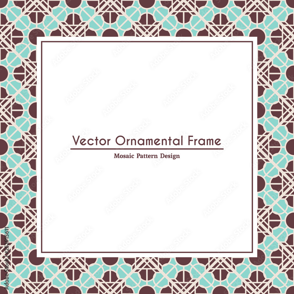 Vector Ornamental Decorative Frame