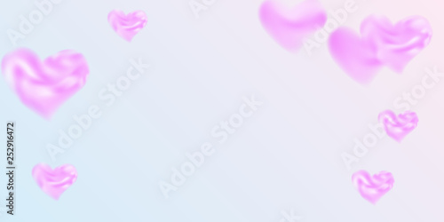 Hearts of confetti for valentines day