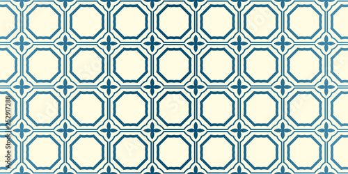 Vector Seamless Traditional Geometric Patterns In Pastel Colors. Endless Texture Can Be Used For Paper Or Scrapbooking. Blue oatmilk color