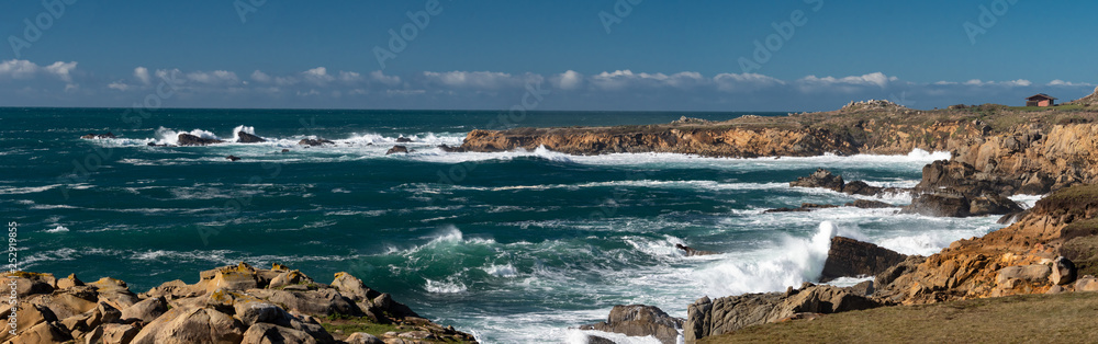 Panorama of a Seascape at Salt Point State Park, a California State Park. Panorama of a Seascape at Salt Point State Park, a California State Park.