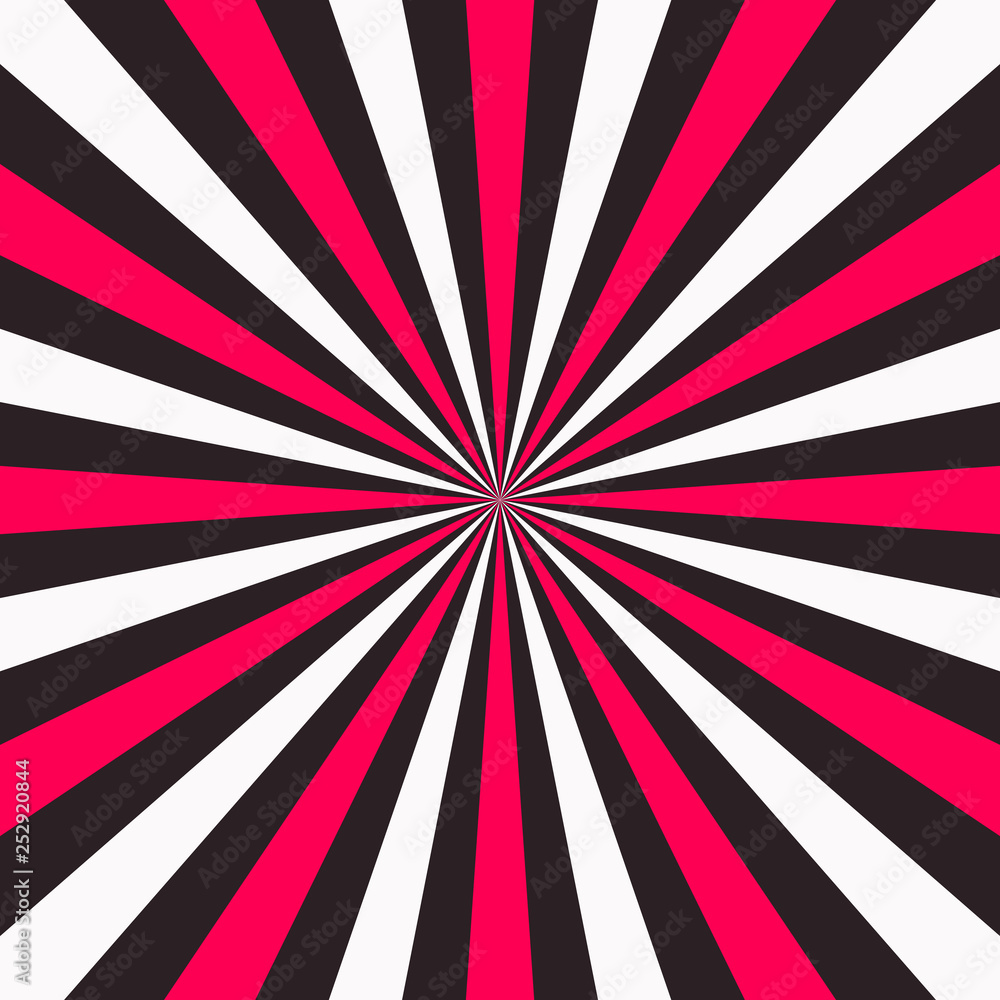 Fototapeta premium Abstract colorful rays background. Vector.