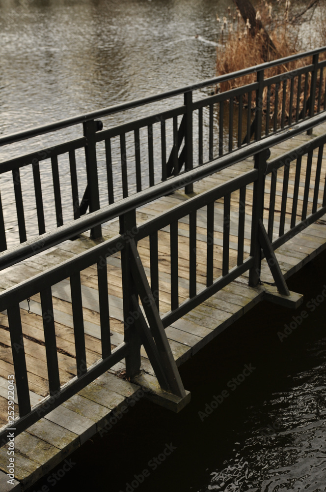 beautiful bridge on the water