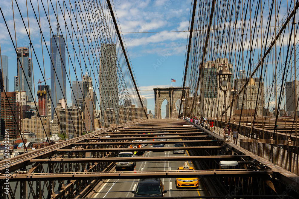 Obraz premium NY - Brooklyn Bridge
