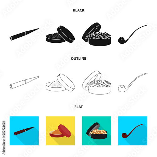 Vector design of refuse and stop logo. Set of refuse and habit vector icon for stock.