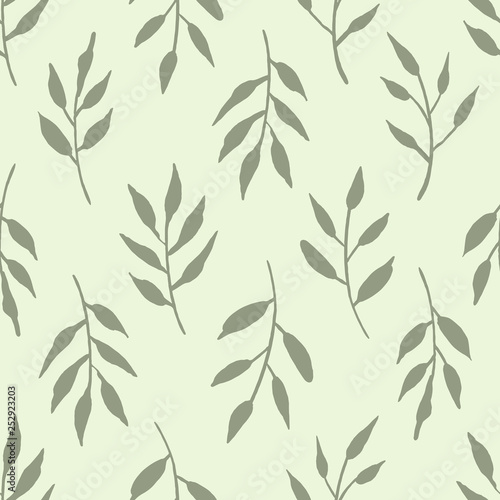 Fototapeta Naklejka Na Ścianę i Meble -  Seamless botanical pattern