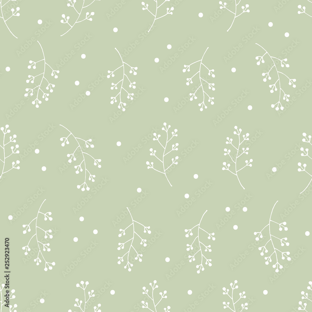 Seamless botanical pattern Seamless botanical pattern
