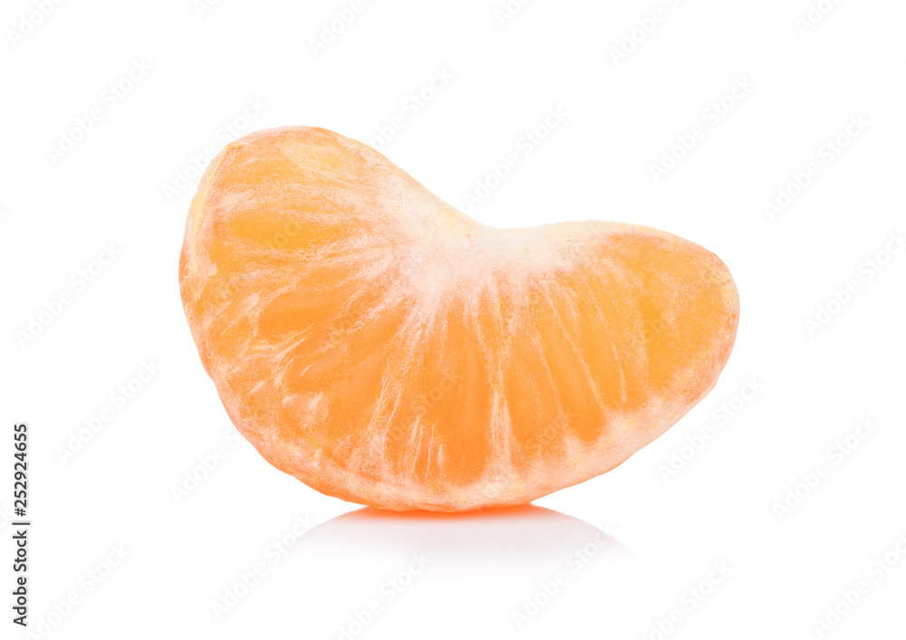 Fresh organic peeled mandarin tangerine fruit Fresh organic peeled mandarin tangerine fruit