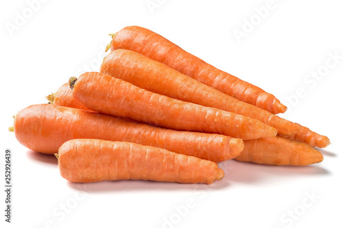 Carrot vegetable isolated on white background cutout