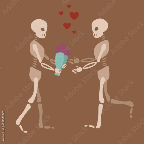 amor de esqueletos