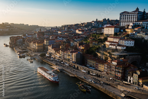 Wallpaper Mural Panoramic view of Old Porto  over Douro river at sunset, Porto, Portugal Torontodigital.ca