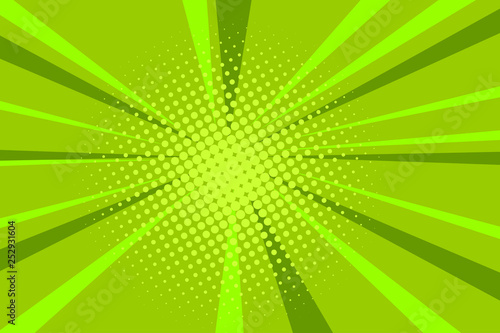 Comic book pop art strip radial backdrop