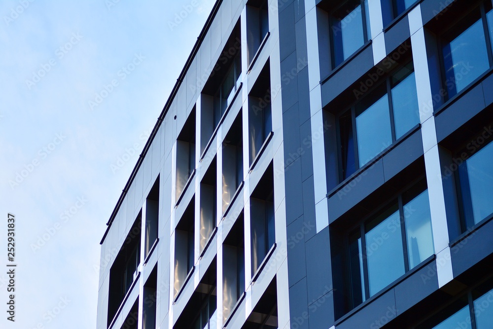 Modern office building exterior Modern office building exterior