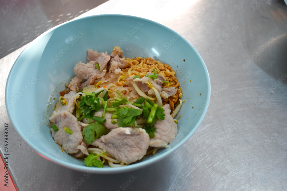 Thai noodle style Thai noodle style