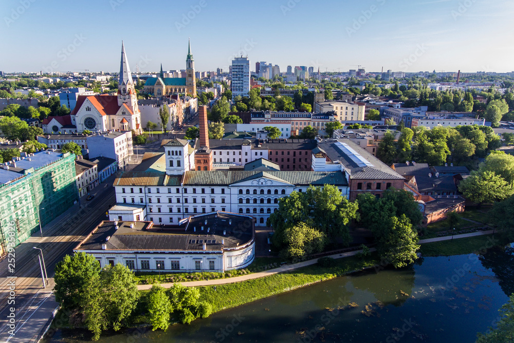 Obraz premium The city of Lodz, Poland 