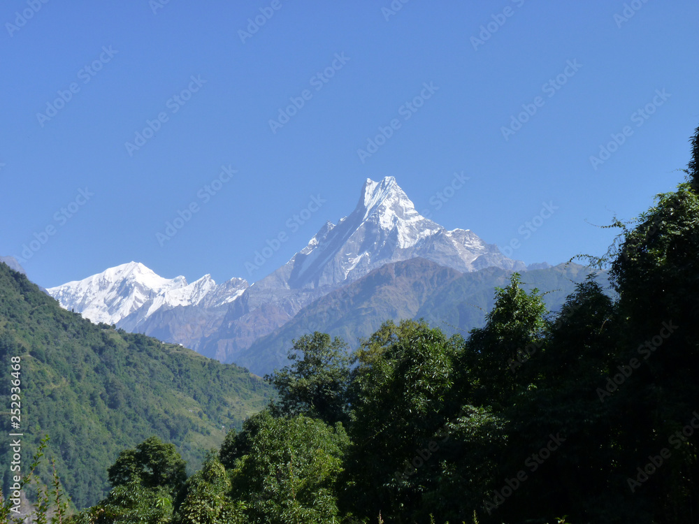 Machhapuchchhre, Annapurna range, Himalayas, Nepal