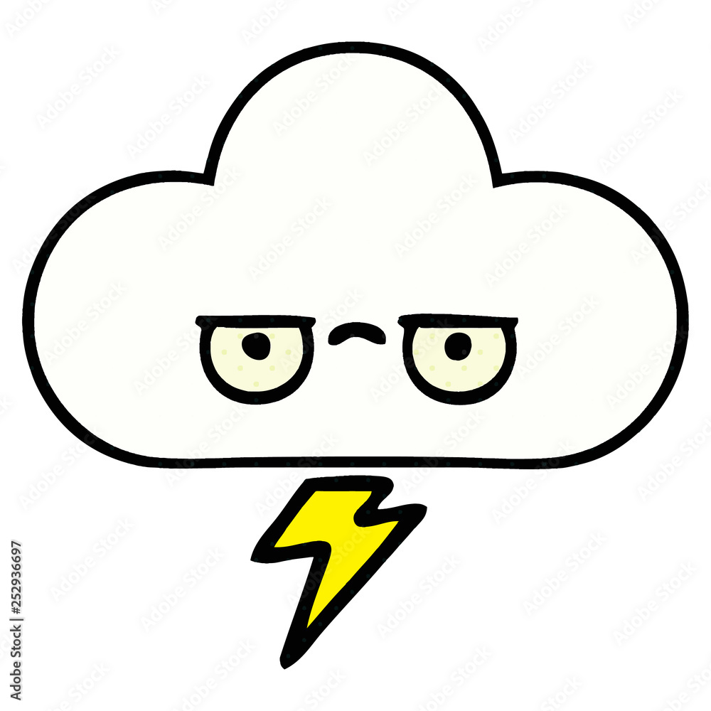comic book style cartoon storm cloud comic book style cartoon storm cloud