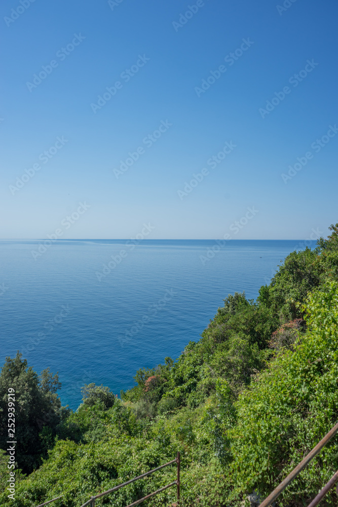 Italy, Cinque Terre, Corniglia, a large body of water