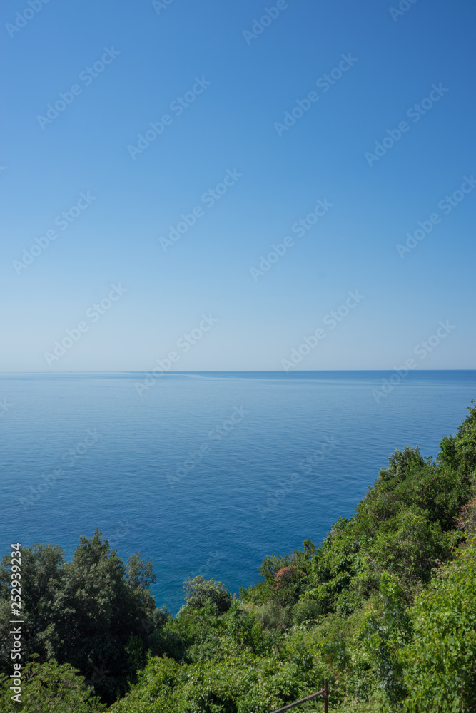 Italy, Cinque Terre, Corniglia, a large body of water