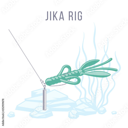 Jika rig fishing tackle setup.