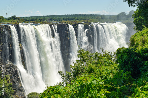 Victoria Falls in Zambezi River  Zimbabwe