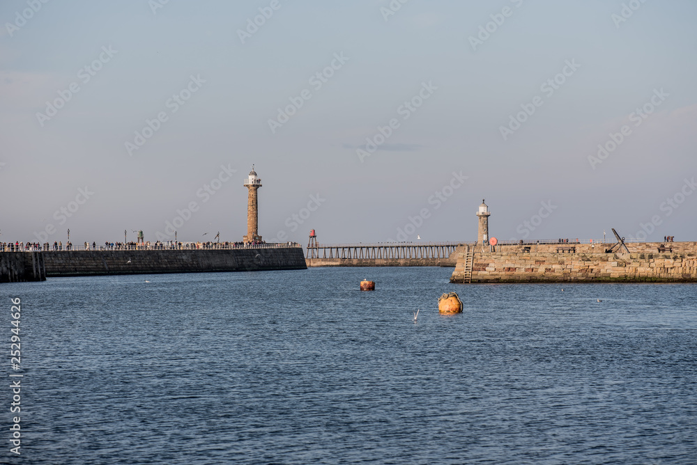 Exit from Whitby harbour