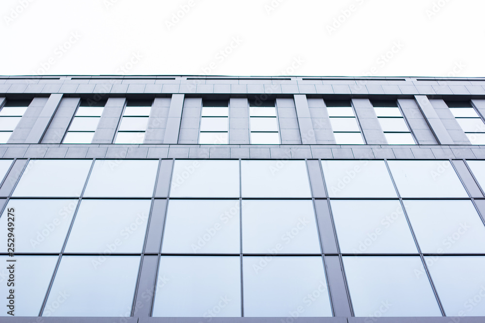 common office building background foreshortening from below with glass window facade simple shot concept common office building background foreshortening from below with glass window facade simple shot concept