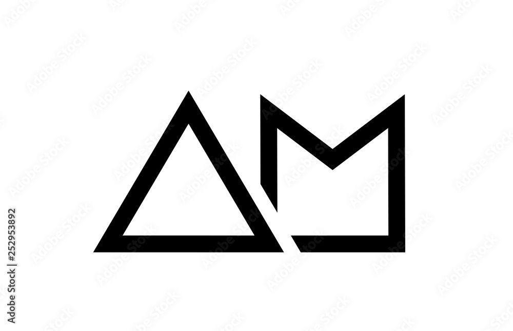 black and white alphabet letter logo combination design black and white alphabet letter logo combination design
