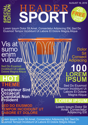 Sport Magazine Cover
