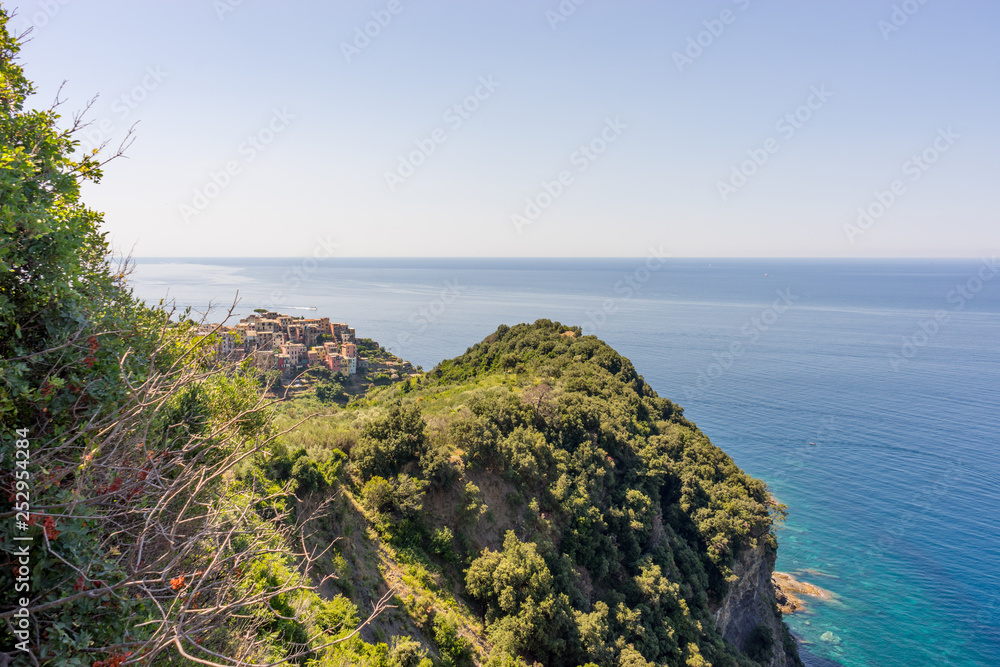 Italy, Cinque Terre, Corniglia, a body of water