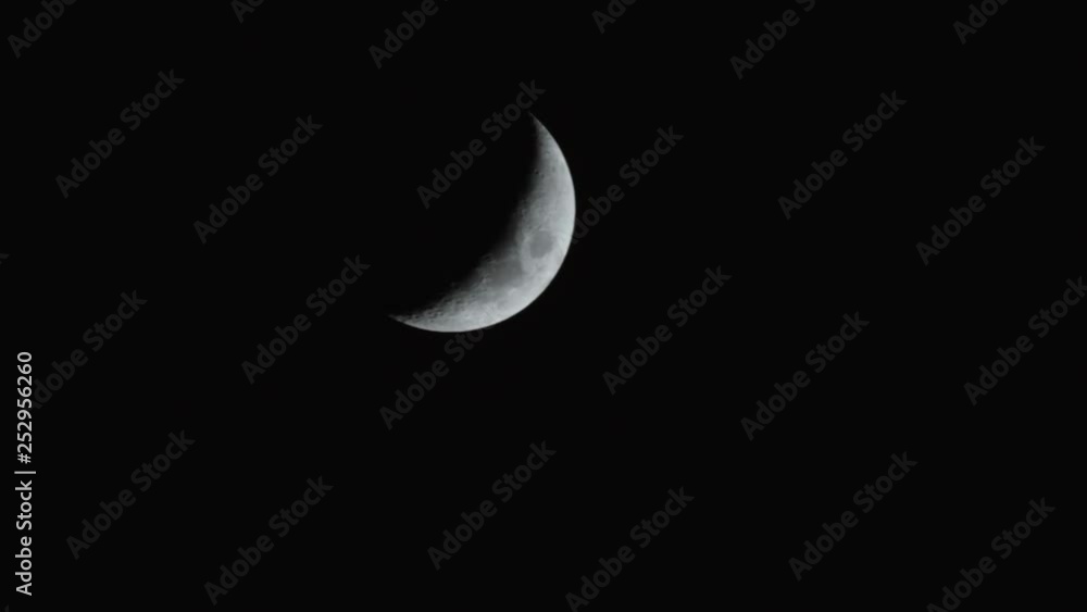 Timelapse of a Moon on a clear sky Timelapse of a Moon on a clear sky