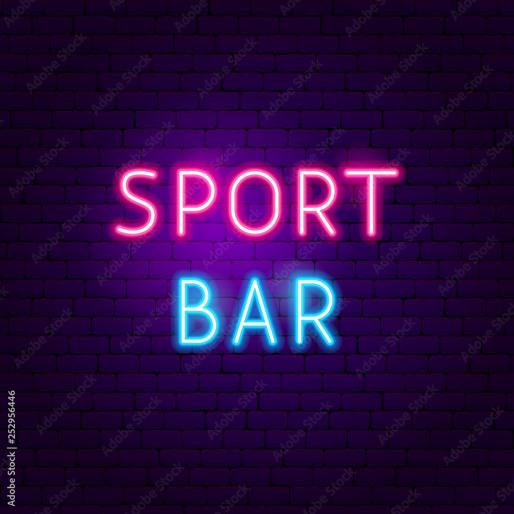 Sport Bar Neon Sign Sport Bar Neon Sign