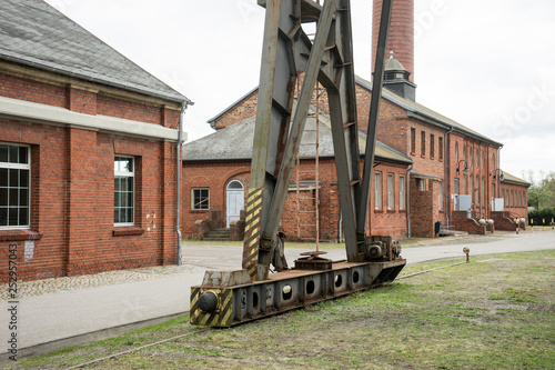 Werkseisenbahn in einem Brikettwerk photo