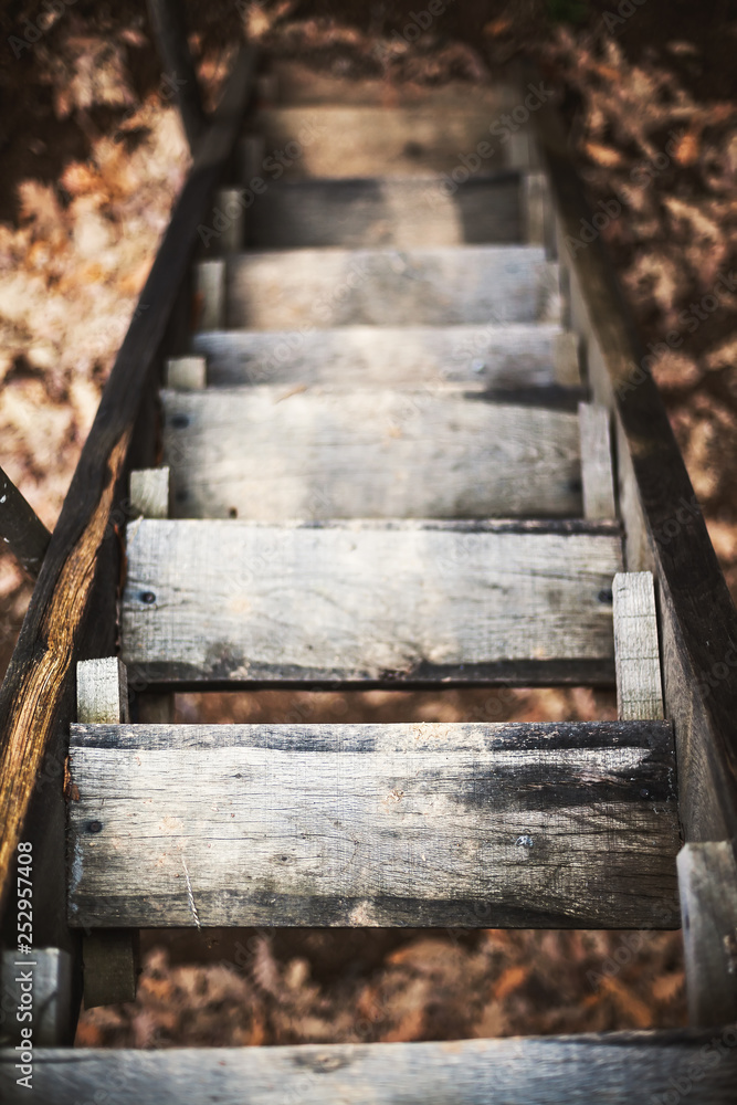 Old Wooden Staircases