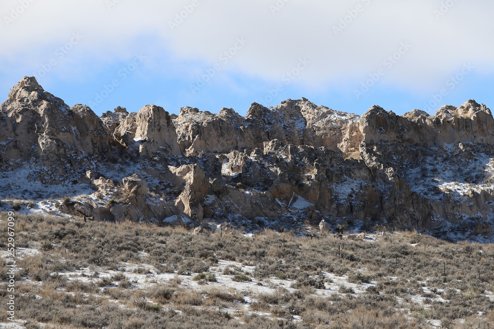 rocks in the mountains