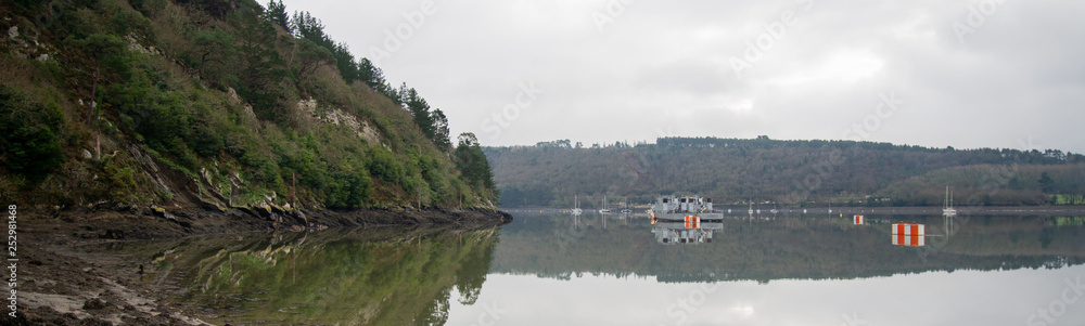 Cimetière à bateau de Landévennec Finistère nord Bretagne France