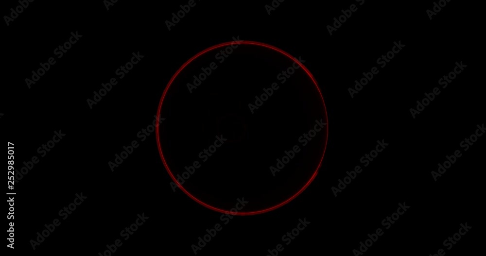 Abstract particles ring Abstract particles ring