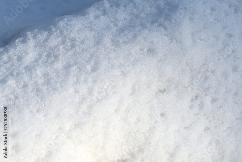 Wallpaper Mural White snow texture on a sunny day. Winter background Torontodigital.ca