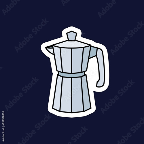 moka pot sticker icon