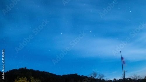 北極星・北斗七星・カシオペア座_4K_24bfp