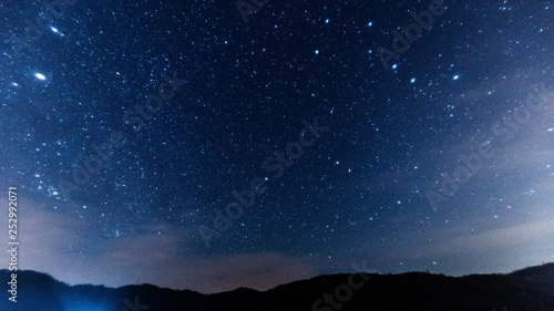 北極星・北斗七星・カシオペア座_4K_24bfp