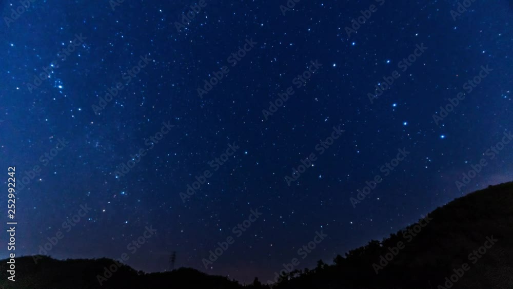 北極星・北斗七星・カシオペア座_4K_60bfp 北極星・北斗七星・カシオペア座_4K_60bfp