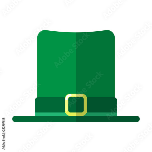 St. Patrick's day hat isolated on white background