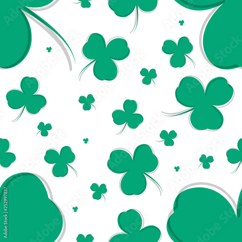 Saint Patrick's day seamless background