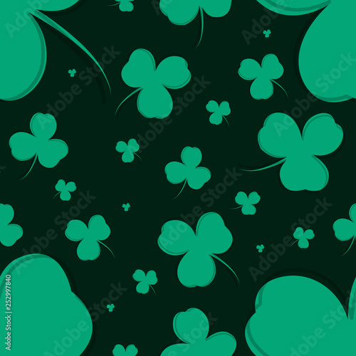 Saint Patrick's day seamless background